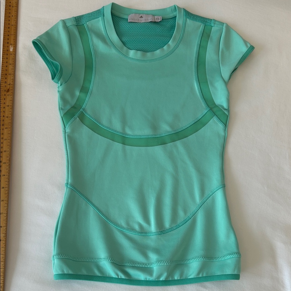 Adidas by Stella McCartney Mint Green Short Sleeve Tee